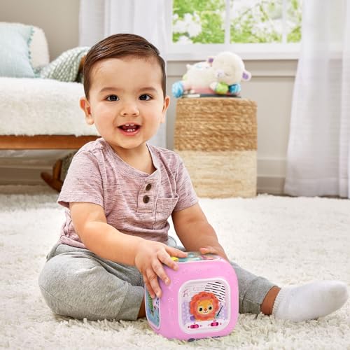 VTech Busy Learners Music Activity Cube, Pink - Musical Toy for Babies 3+ Months