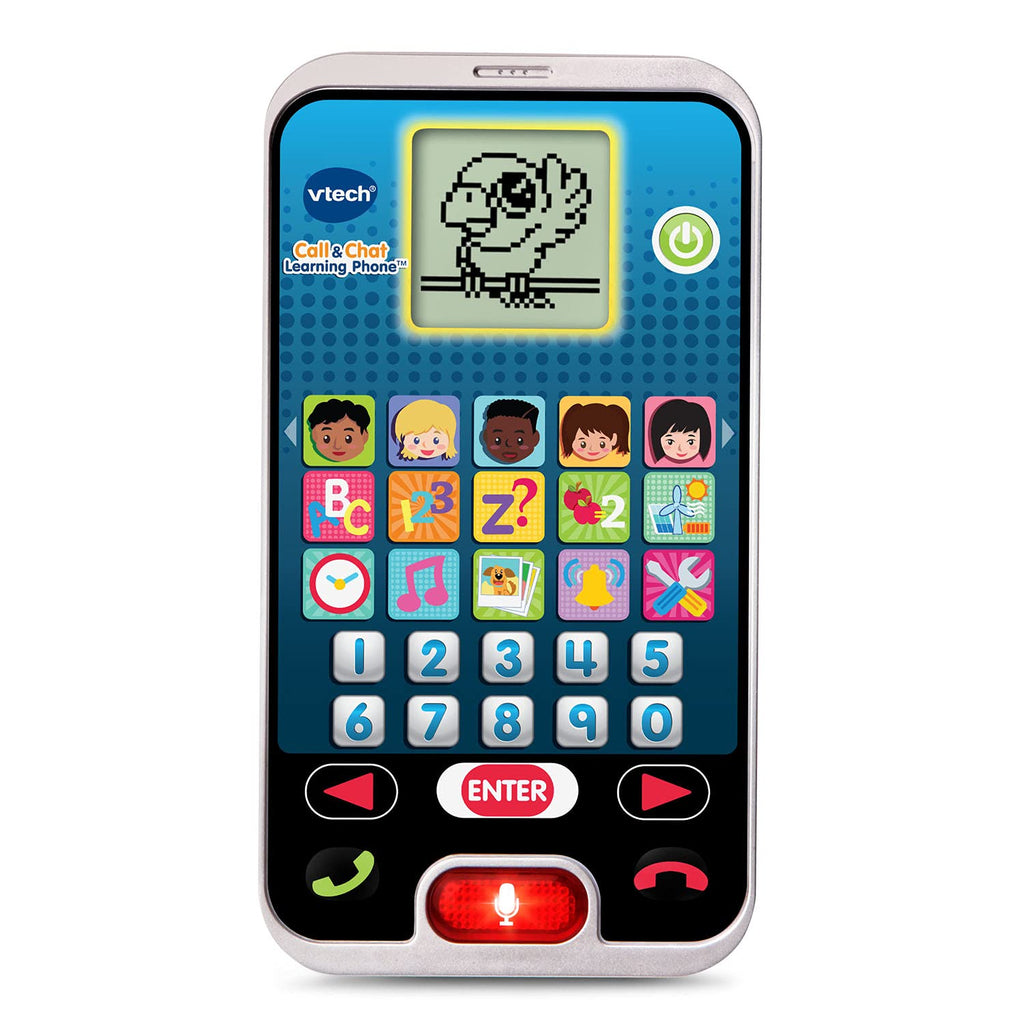 VTech Call and Chat Learning Phone – Pretend Smart Toy for Kids 2-5 with Voice Activation