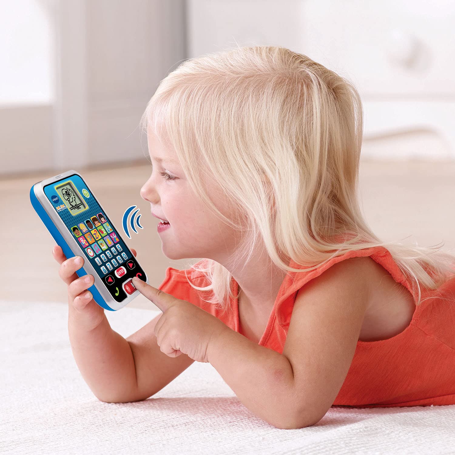 VTech Call and Chat Learning Phone – Pretend Smart Toy for Kids 2-5 with Voice Activation