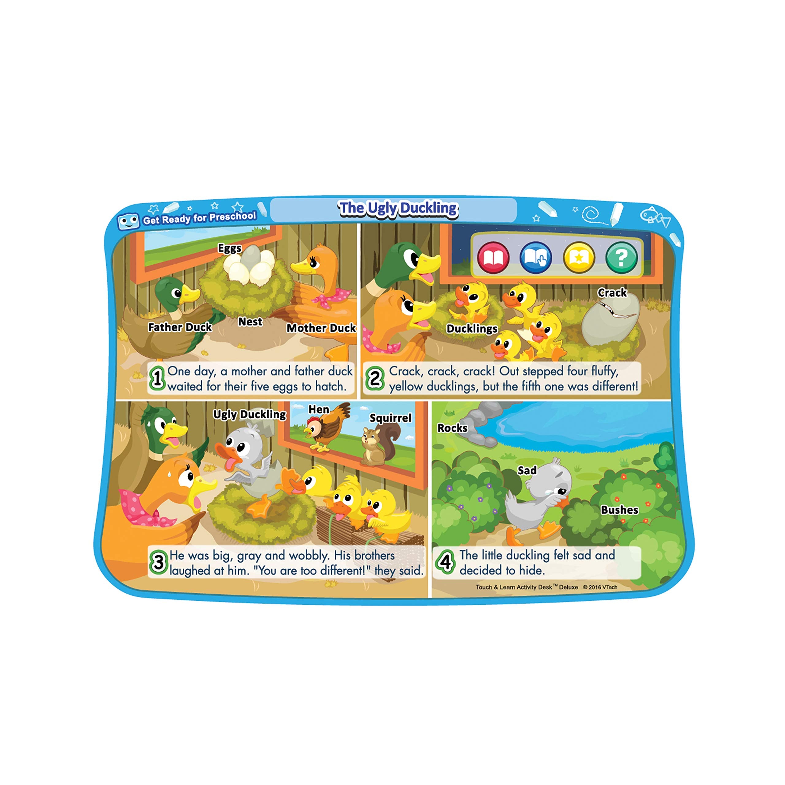 VTech Get Ready for Preschool Expansion Pack – Ages 2-4 Activity Desk Add-On