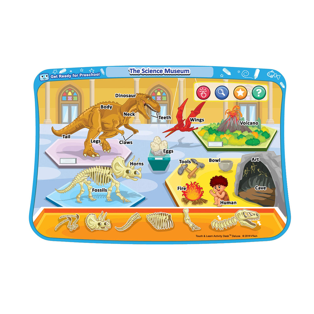 VTech Get Ready for Preschool Expansion Pack – Ages 2-4 Activity Desk Add-On