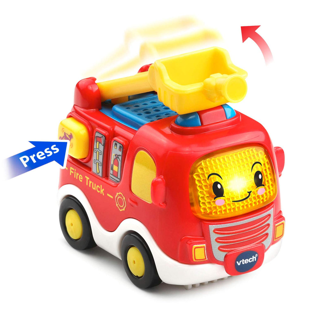 VTech Go! Go! Smart Wheels Fire Truck – Freddy the Fire Truck with Songs, Melodies, and Ladder