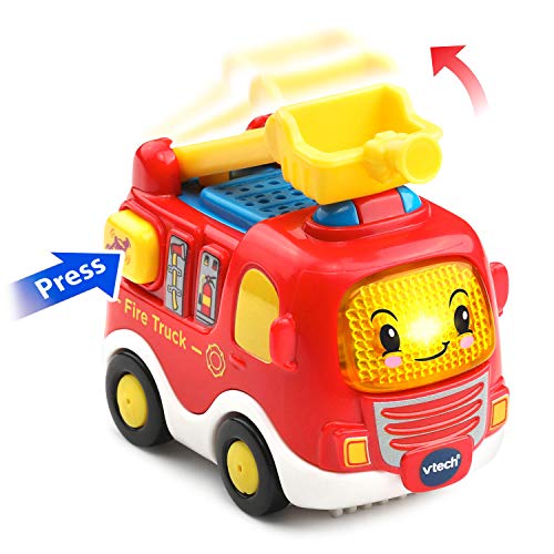 VTech Go! Go! Smart Wheels Fire Truck – Freddy the Fire Truck with Songs, Melodies, and Ladder