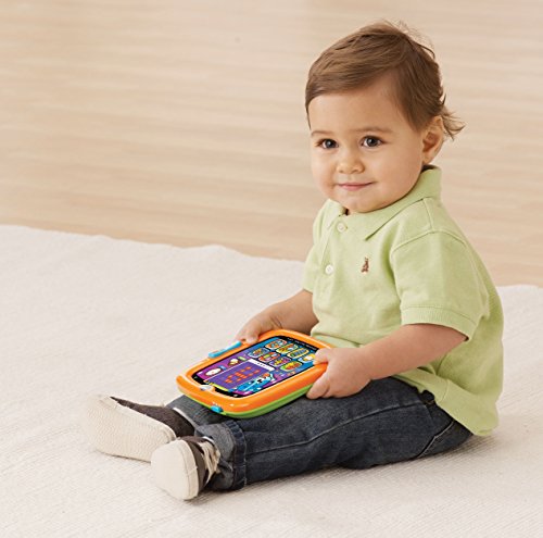 VTech Light-Up Baby Touch Tablet – Interactive Learning Toy for Toddlers (Orange)