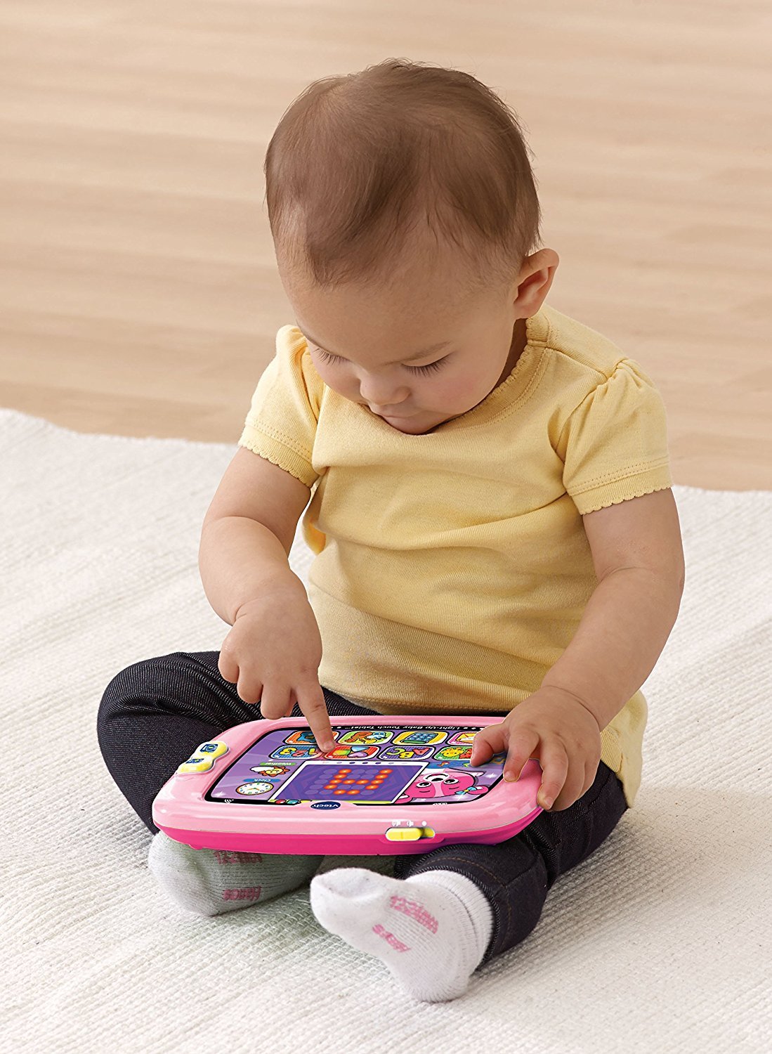 VTech Light-Up Baby Touch Tablet, Pink: Interactive Learning Toy for Toddlers