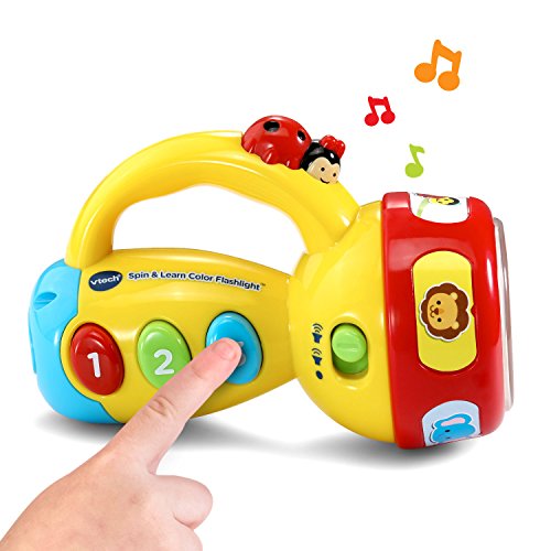 VTech Spin and Learn Color Flashlight – Interactive Learning Toy with Songs & Colors