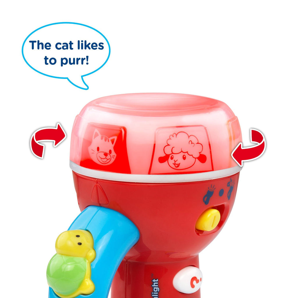 VTech Spin & Learn Color Flashlight – Toddler Learning Toy with Light, Sounds, and Colors