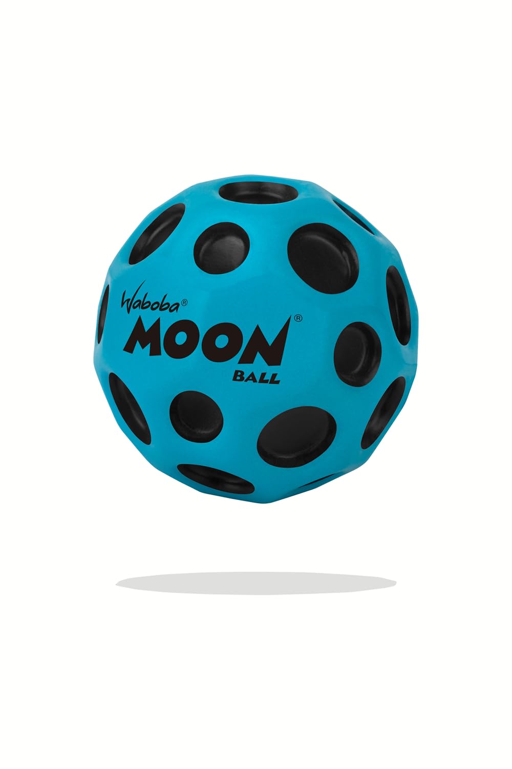 Waboba Moon Ball - Hyper Bouncy Ball with Pop Sound - Blue - for All Ages