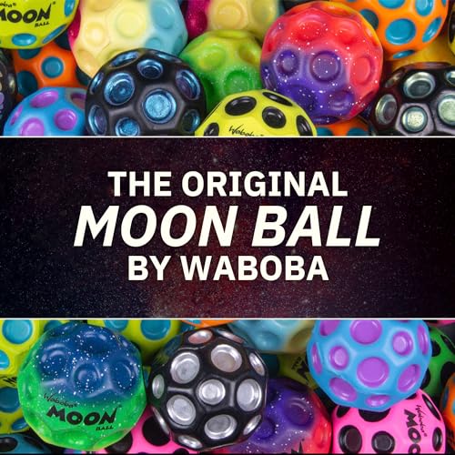 Waboba Moon Ball – Hyper Bouncy Ball with Pop Sound for Indoor & Outdoor Play