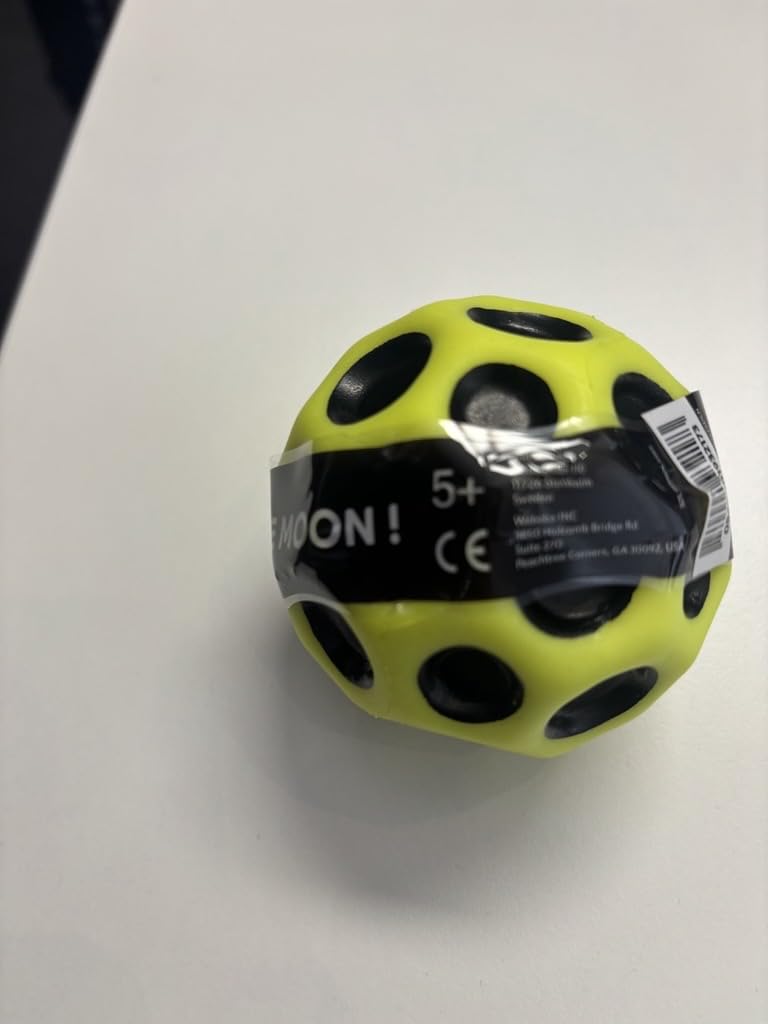 Waboba Moon Ball – Hyper Bouncy Ball with Pop Sound for Indoor & Outdoor Play