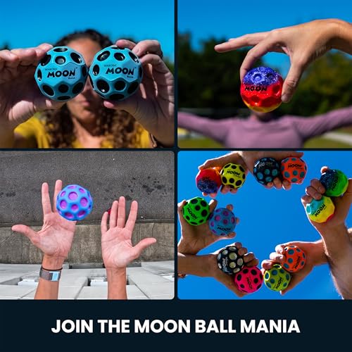 Waboba Original Moon Ball – Hyper Bouncy Ball That Pops on Impact for Indoor and Outdoor Fun