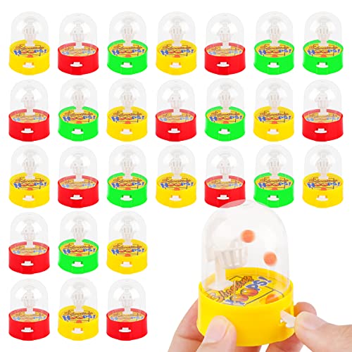 Waenerec 28-Piece Mini Finger Basketball Games - Fun Party Favors for Kids