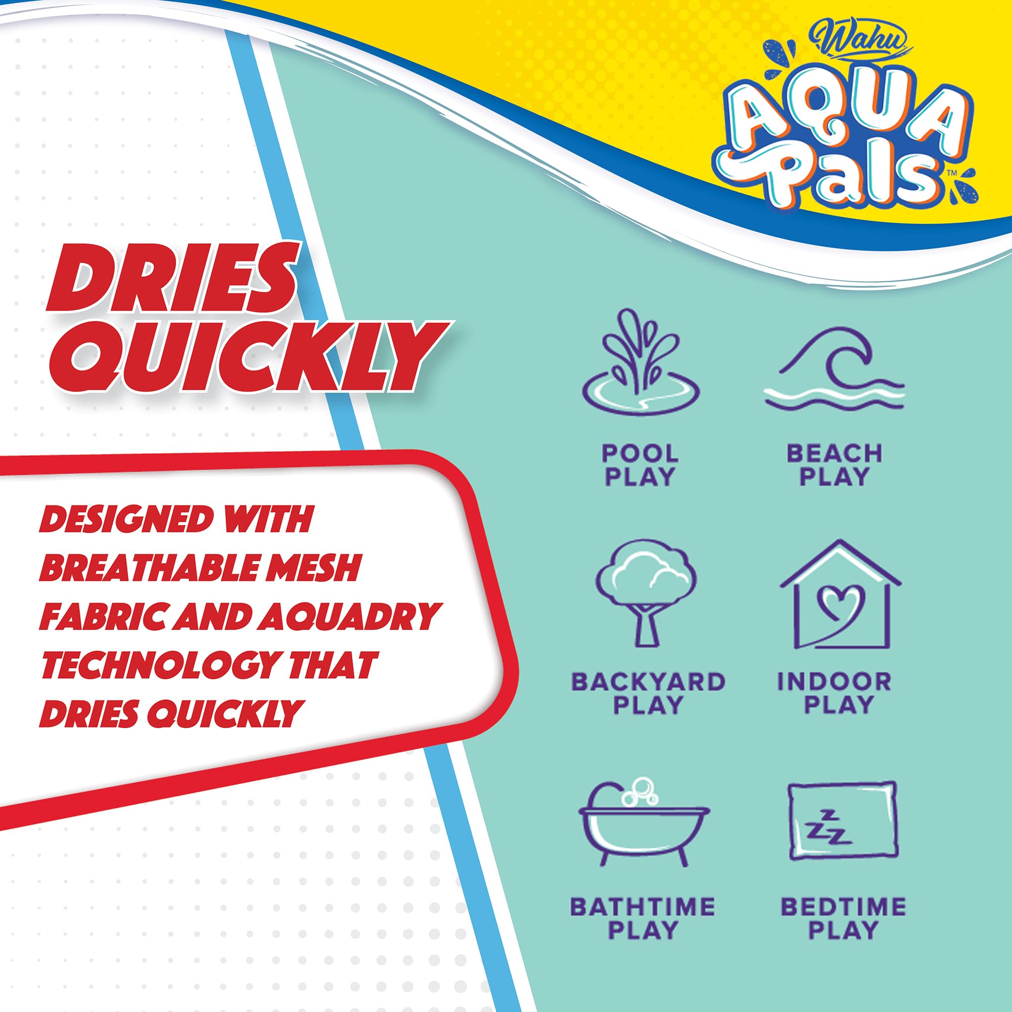 WAHU Aqua Pals Spider-Man Water-Ready Plush Toy – 16-Inch Washable Pool & Bath Friend for Kids 2+