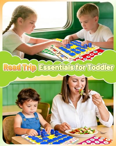 Walenty Matching Memory Game for Kids Ages 3-8 – 12 Themes, Wooden Board, Travel-Friendly Educational Toy