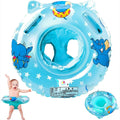 Walsai Blue Baby Swimming Float - Inflatable Ring with Seat for Toddlers 6-16 kg