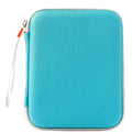 WannaBi 80-Pocket Card Case Holder for Yoto Cards – Cerulean EVA Zippered Organizer with Angled Sleeves