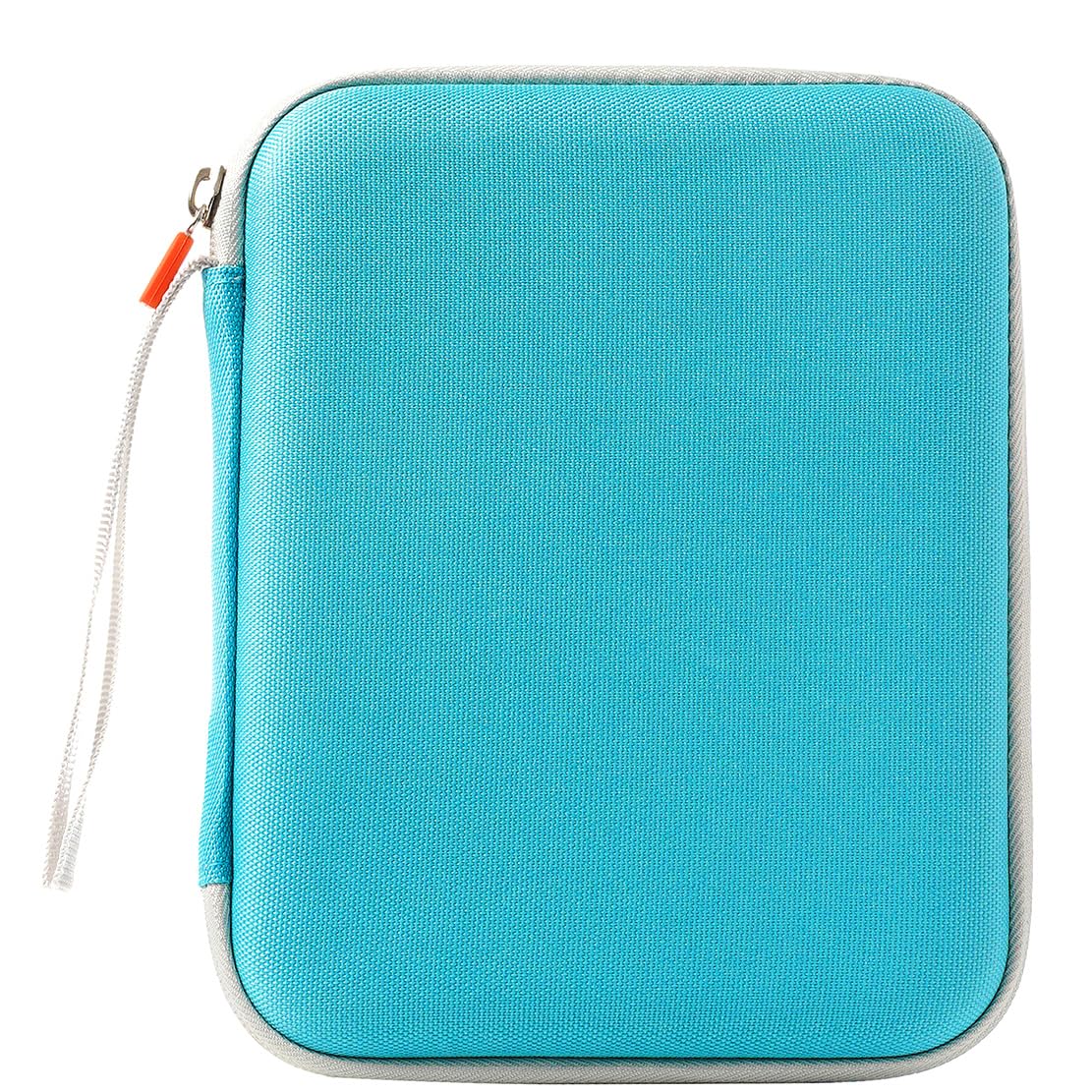 WannaBi 80-Pocket Card Case Holder for Yoto Cards – Cerulean EVA Zippered Organizer with Angled Sleeves