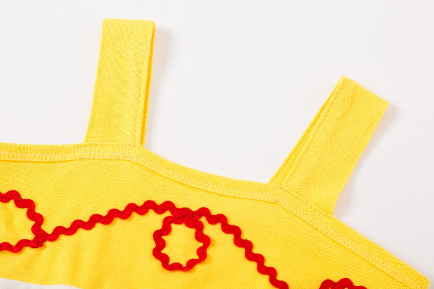 Waruila Jessie Costume Dress for Little Girls - Cotton Tank with Bow Tie, Sizes 3T-10T