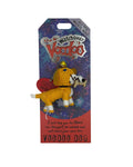 Watchover Voodoo Dog Keychain – 3-Inch Handcrafted String Doll for Positivity and Good Luck