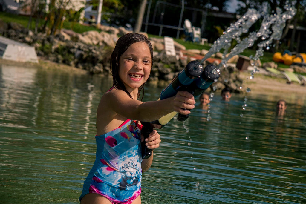 Water Sports Stream Machine TL-600 17-Inch Single Barrel Water Launcher – Shoots Up to 70 Feet, Quick Reload, for Ages 8+
