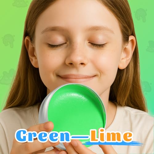 WATERELF Green Neon Putty – 3.2 oz Non-Sticky Fidget Sensory Toy for Kids & Adults