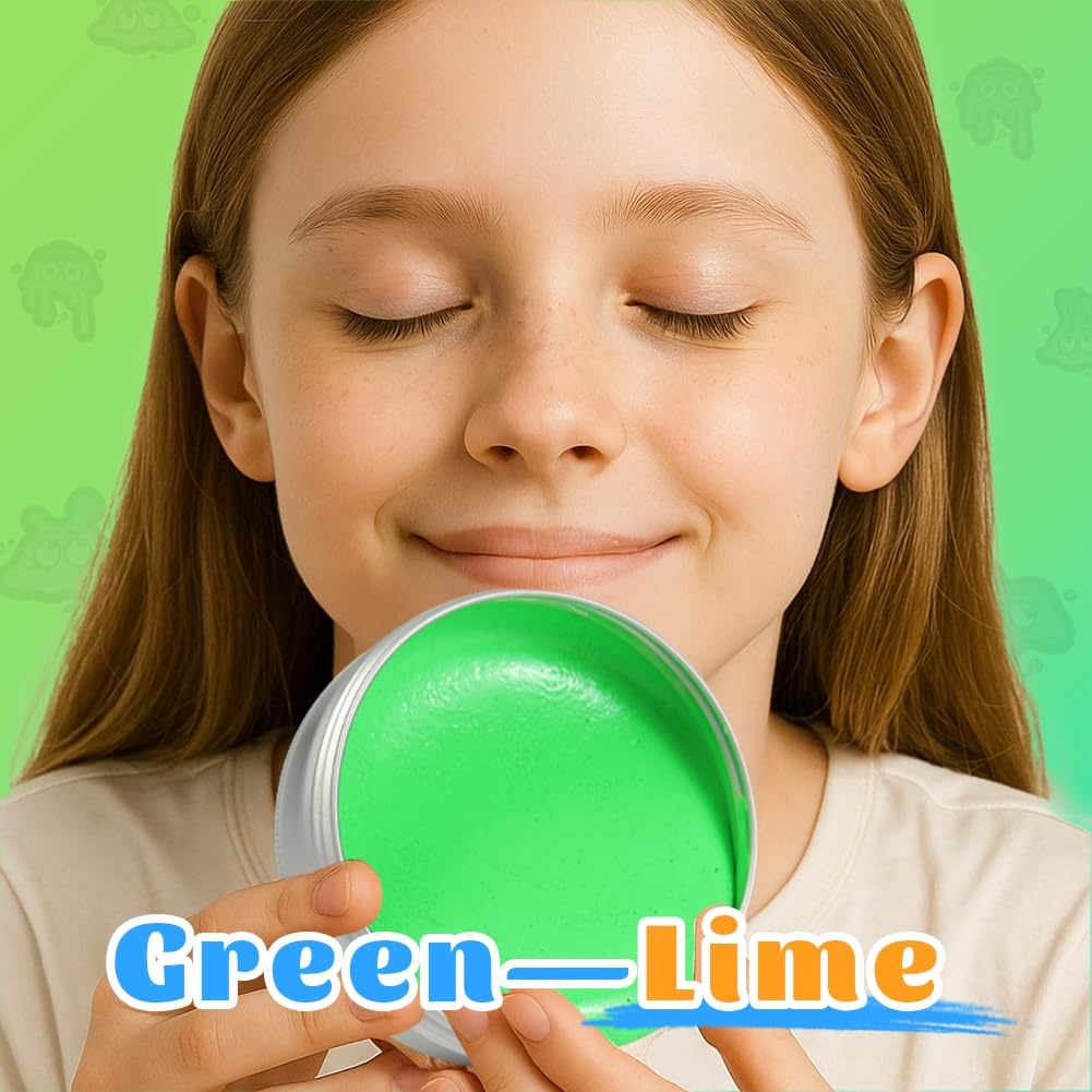 WATERELF Green Neon Putty – 3.2 oz Non-Sticky Fidget Sensory Toy for Kids & Adults