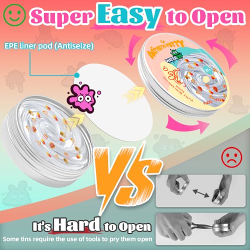 WATERELF Transparent Putty with Mix-Ins – Non-Sticky Fidget Toy for Stress Relief
