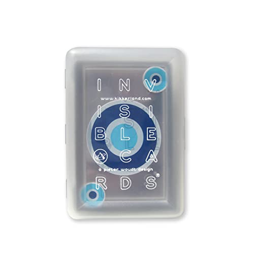 Waterproof Transparent Playing Cards by Kikkerland – Travel & Beach Deck