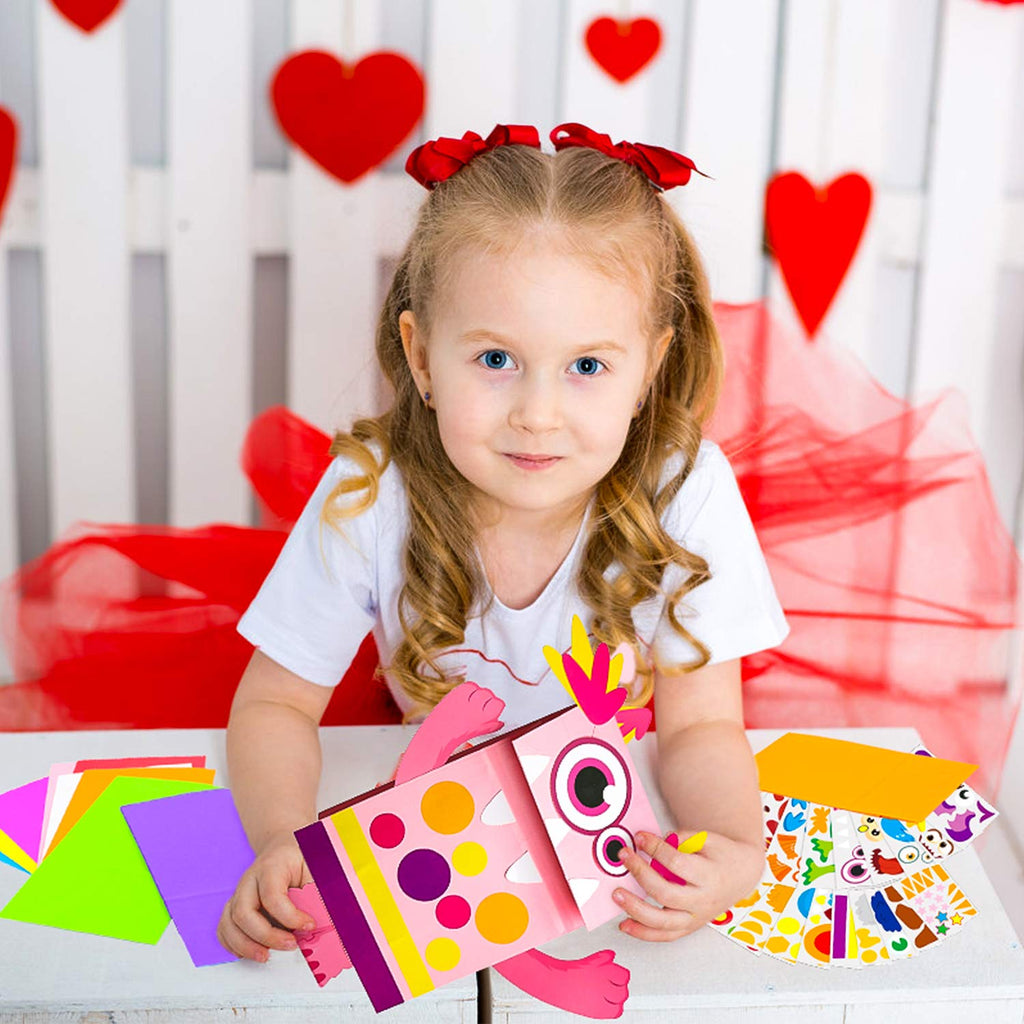 WATINC 9Pack DIY Monster Hand Puppet Kit - Creative Craft for Kids