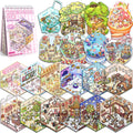 WDXIUE Scene Sticker Kit – 20 DIY 3D Sticker Scenes for Creative Play and Stress Relief