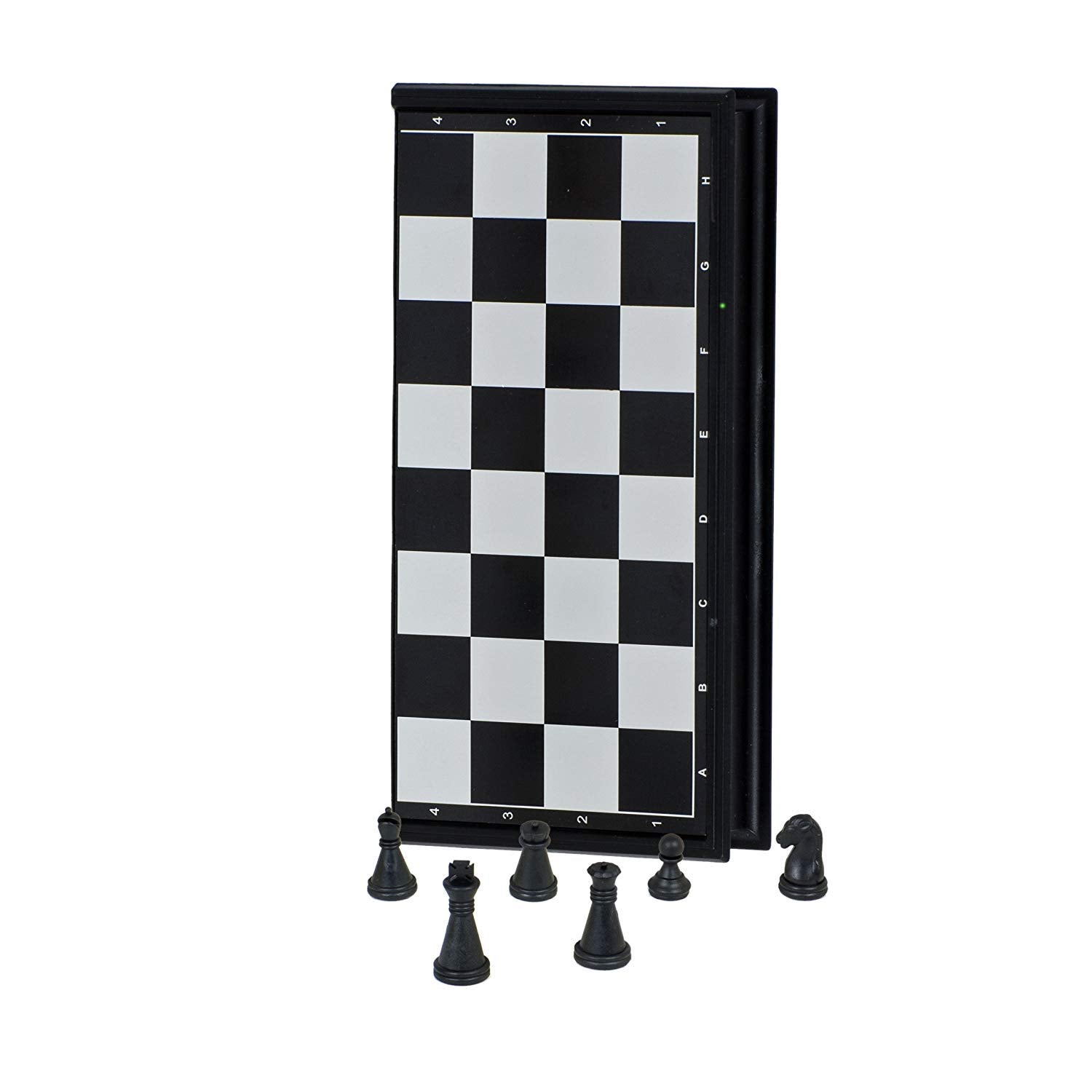 WE Games 8-Inch Travel Chess Set with Magnetic Pieces and Foldable Board