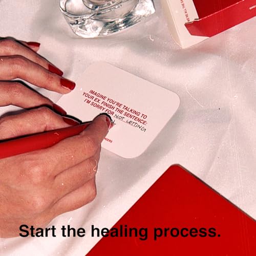 WE'RE NOT REALLY STRANGERS Breakup Edition Expansion - 51 Self-Reflection Cards for Healing After a Breakup, Ages 18+, 1-2 Players