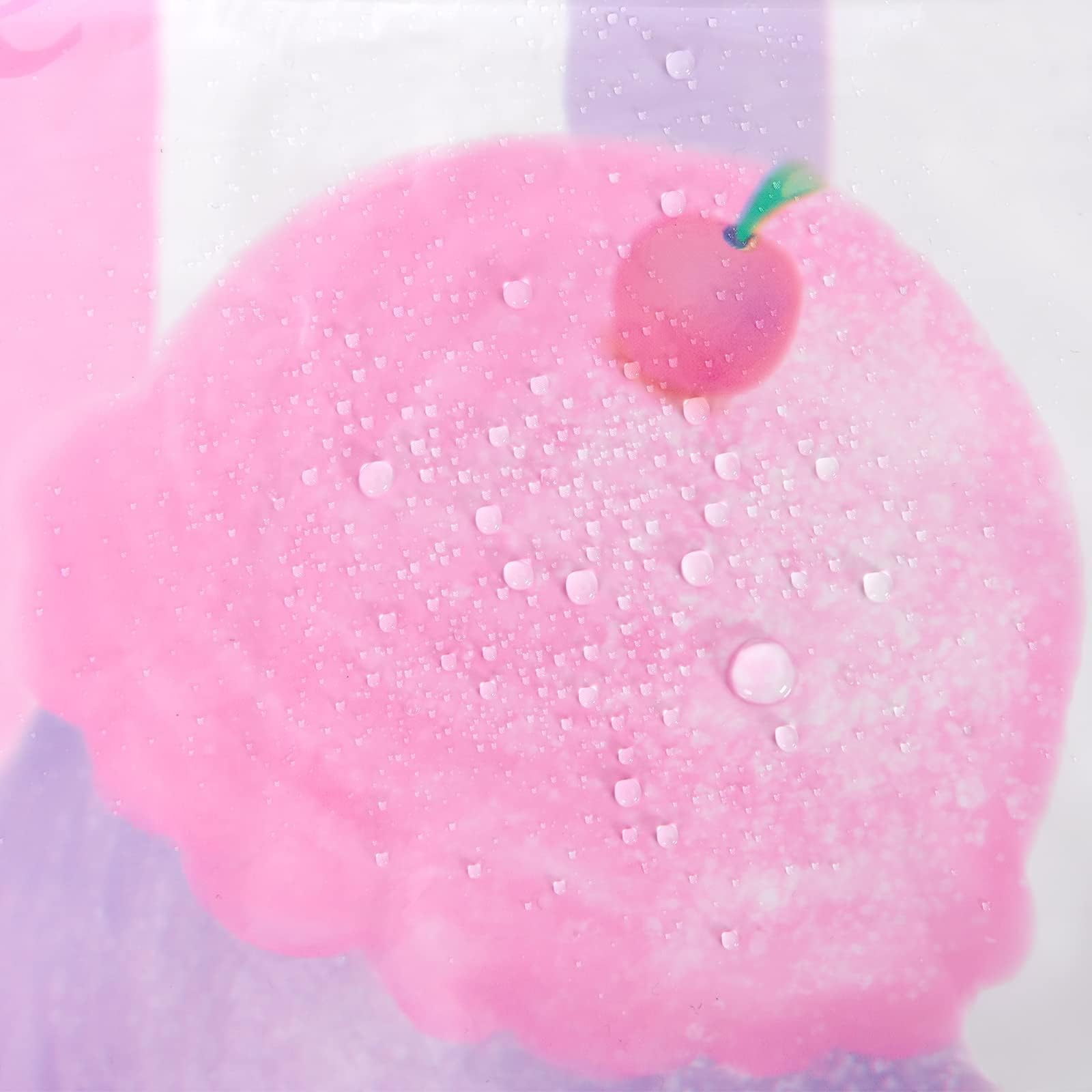 WERNNSAI Ice Cream Tablecloth 2-Pack - 108x54 Inch Plastic Sprinkle Table Cover for Summer Birthday Party Decorations