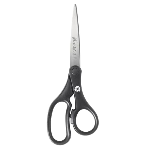 Westcott KleenEarth 8-Inch Scissors - Recycled Materials, Medium Duty, Left/Right Hand Use