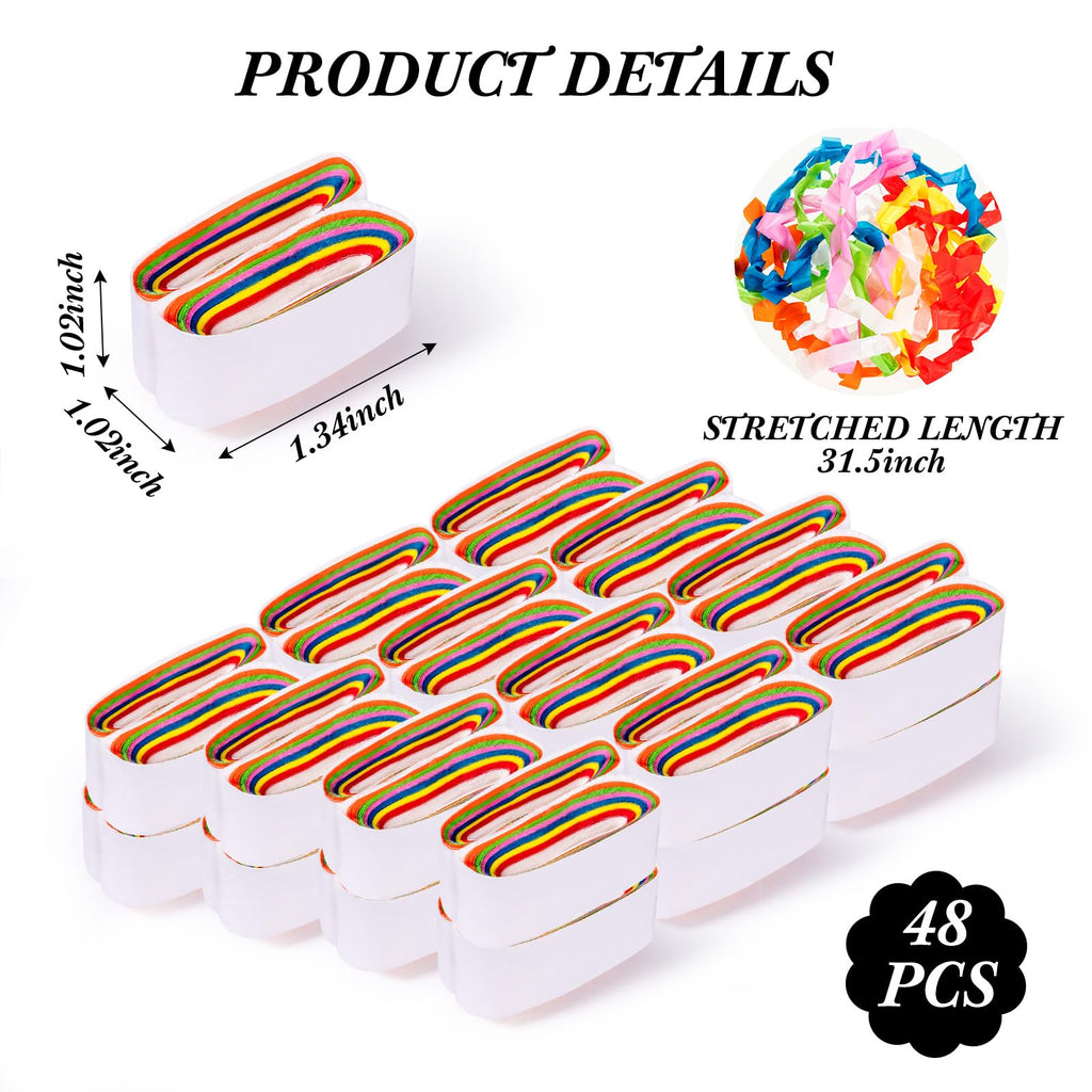 Wettarn 24-Pack Mouth Coils Vomit Paper - Magic Trick Gimmick for Stage Performances