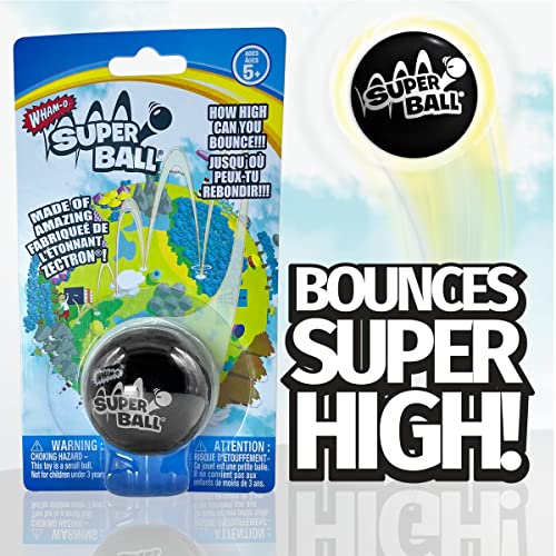 Wham-O Superball with Zectron – Original High-Bounce Ball for Outdoor Play