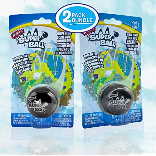 Wham-O Superball with Zectron – Original High-Bounce Ball for Outdoor Play