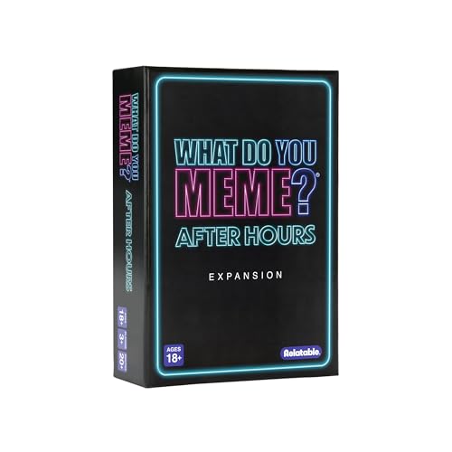 What Do You Meme? After Hours Expansion Pack – 100 Explicit Caption Cards for 18+ Game Nights