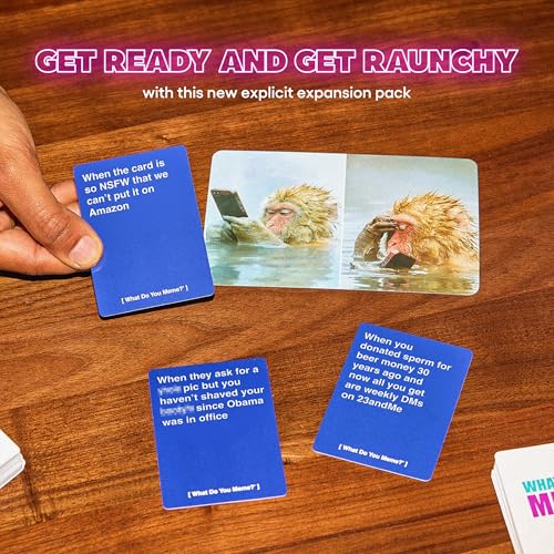 What Do You Meme? After Hours Expansion Pack – 100 Explicit Caption Cards for 18+ Game Nights