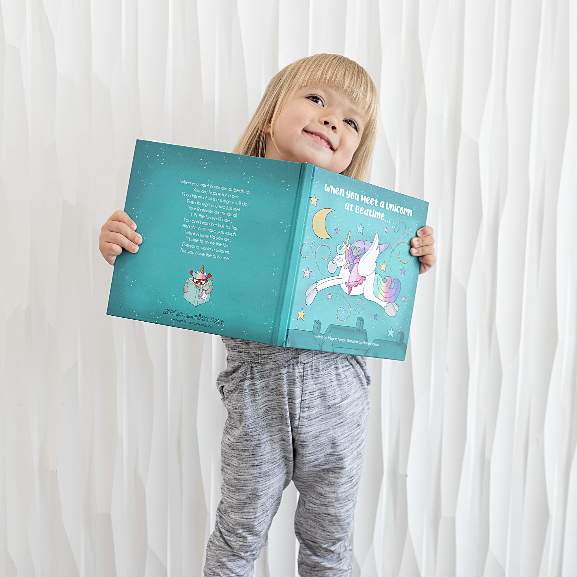 When You Meet a Unicorn at Bedtime — Hardcover Storybook with Games & Recipes