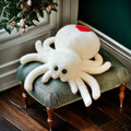 White Spider Plush 9.8in – Soft Huggable Stuffed Animal Toy for Halloween Decor & Gifts