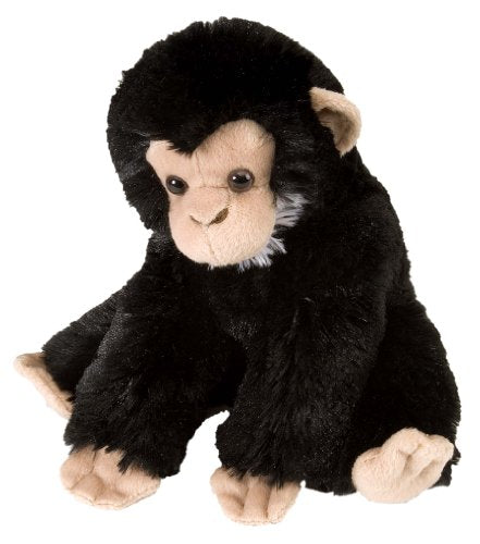Wild Republic Chimp Baby Plush - 8 Inch Soft Stuffed Animal, Surface Washable