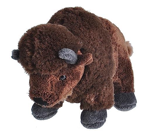 Wild Republic Cuddlekins 8-Inch Bison Plush – Soft Realistic Stuffed Animal