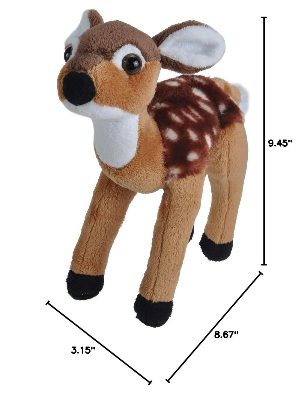 Wild Republic Cuddlekins Fawn Plush – 8-Inch Soft Stuffed Animal Toy