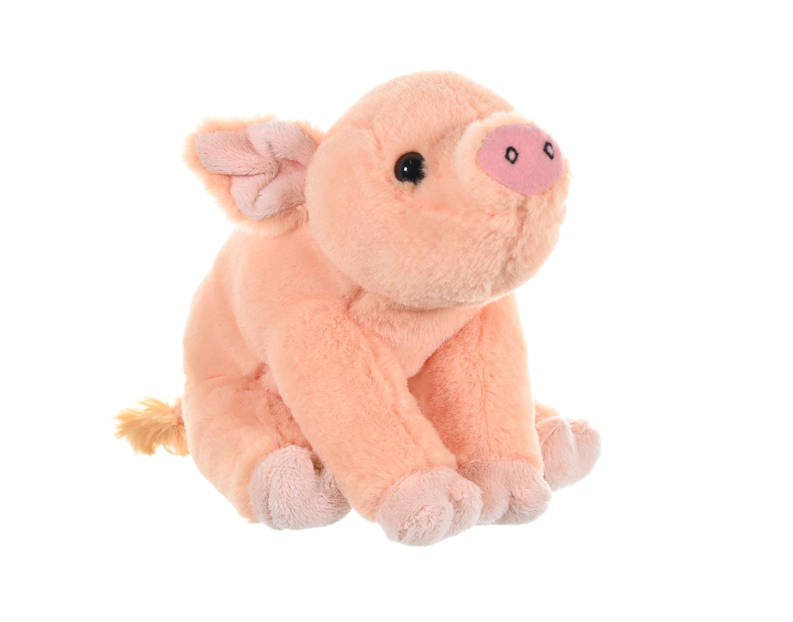 Wild Republic Cuddlekins Mini Baby Pig Plush, 8 Inches, Soft Pink Fur Stuffed Animal