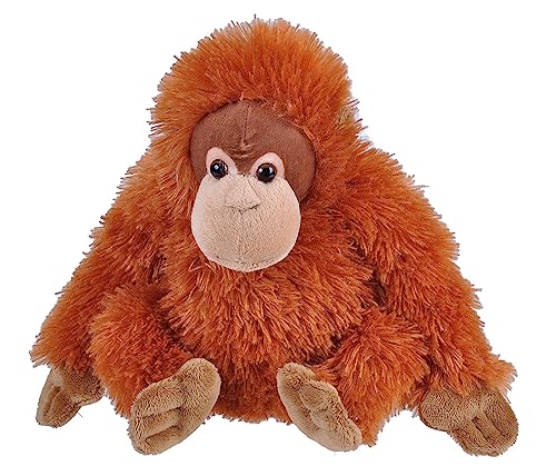 Wild Republic Cuddlekins Orangutan Plush, 8 Inch Realistic Stuffed Animal Gift for Kids