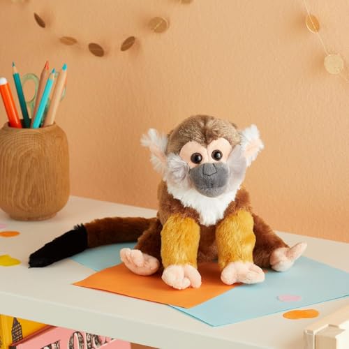 Wild Republic Cuddlekins Squirrel Monkey Plush - 8 Inch Stuffed Animal Toy for Kids