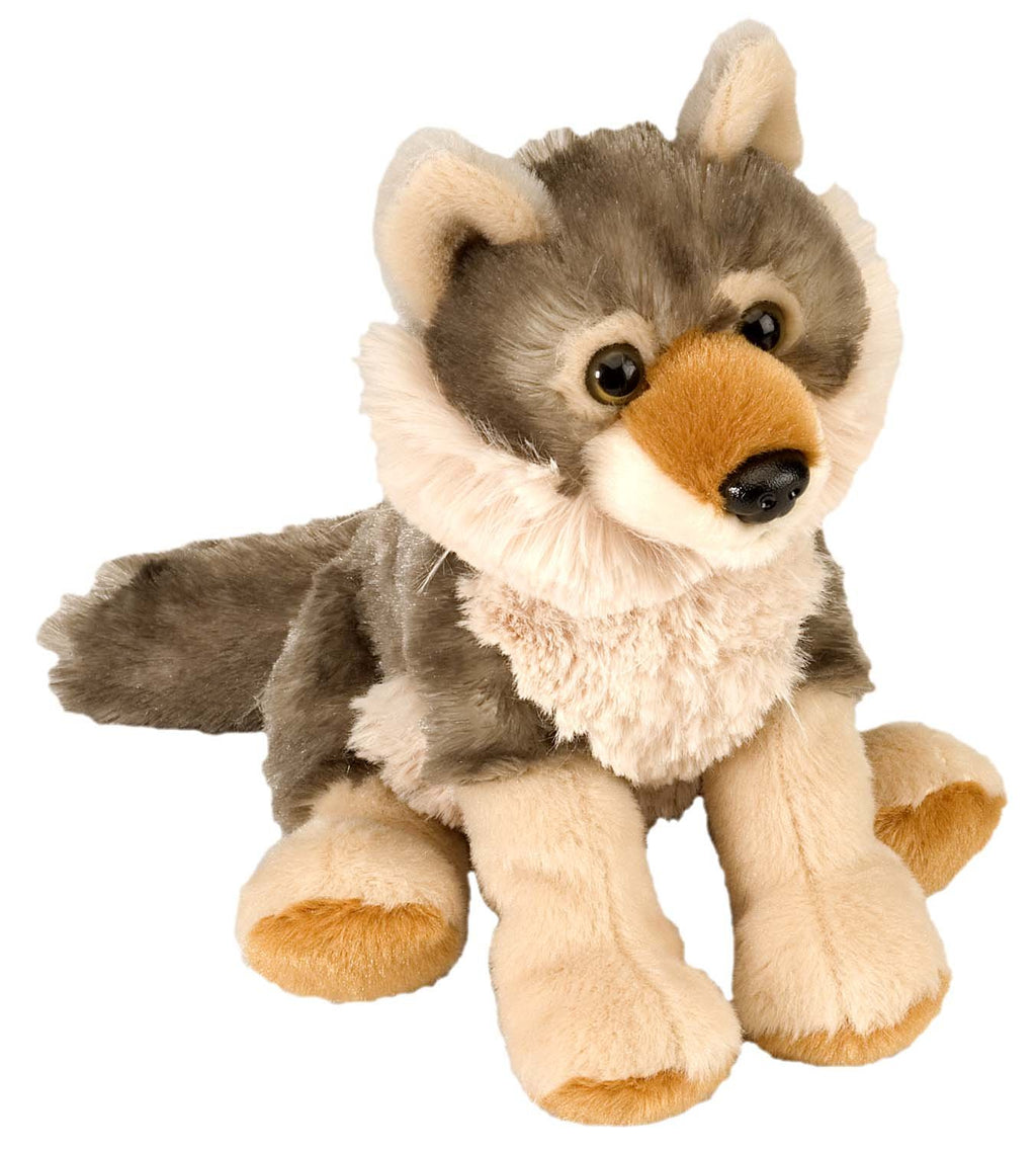 Wild Republic Cuddlekins Wolf Plush, 8 Inch Stuffed Animal Toy – Soft and Surface Washable