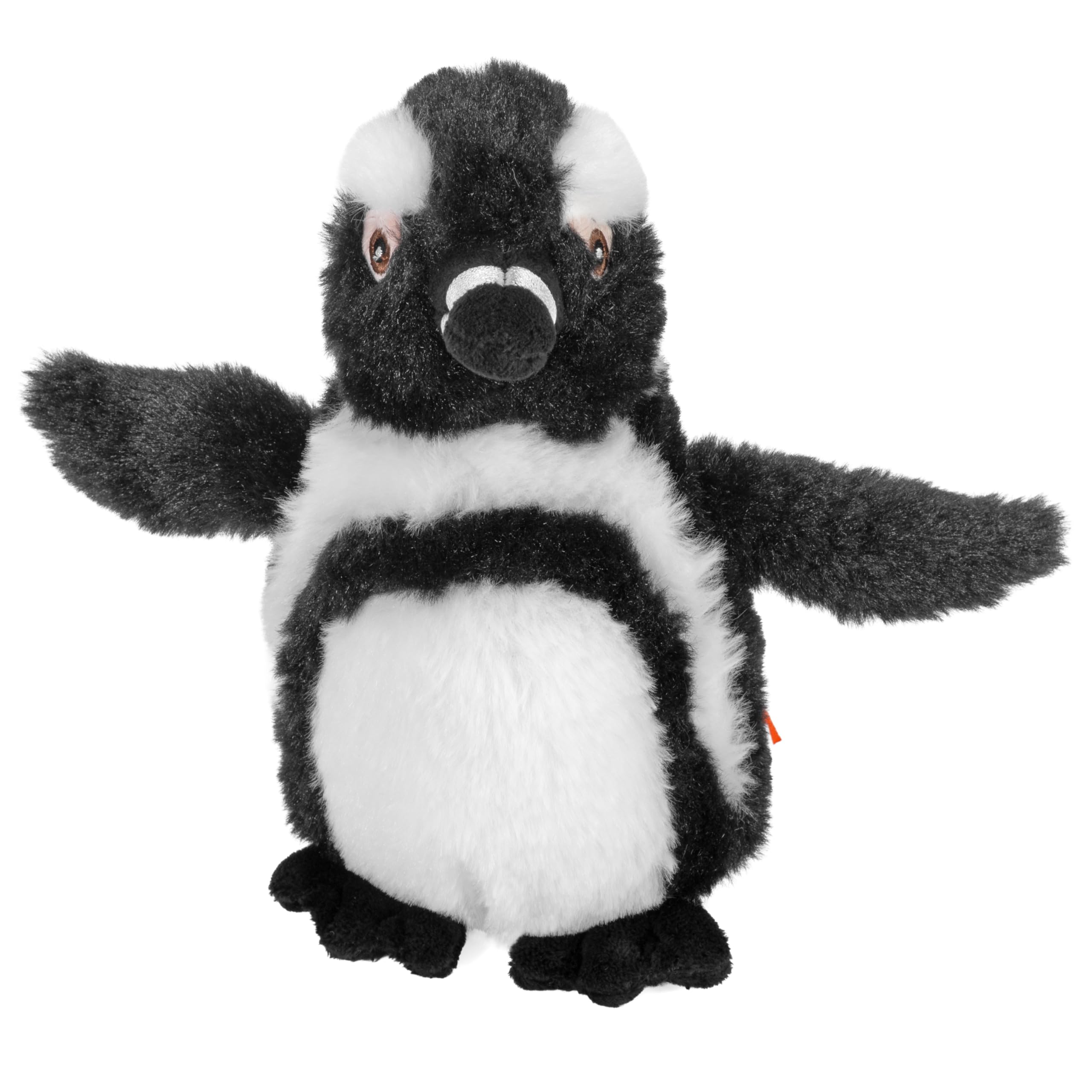 Wild Republic EcoKins Mini Blackfoot Penguin Stuffed Animal – 8-Inch Eco-Friendly Plush Toy Made from 7 Recycled Water Bottles