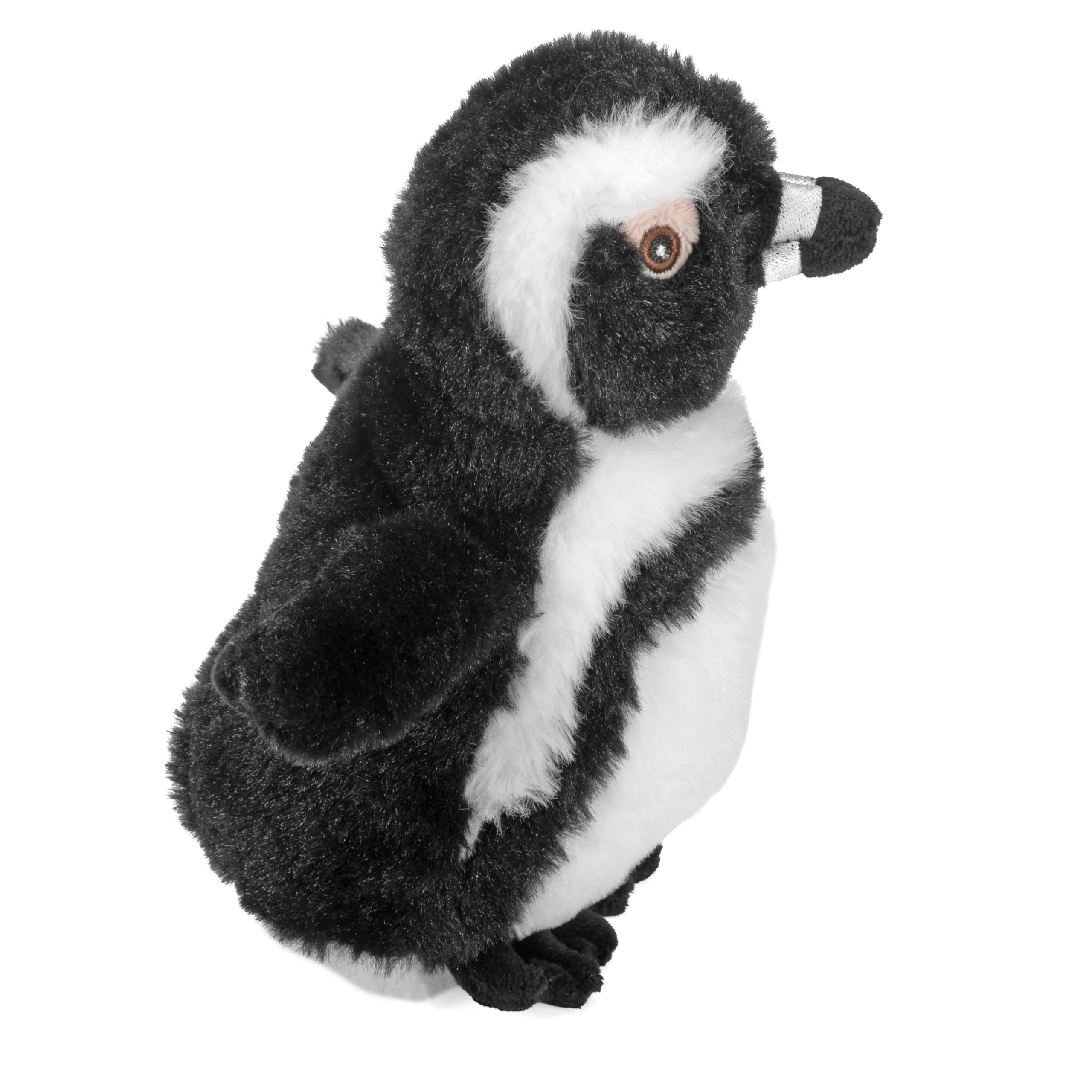 Wild Republic EcoKins Mini Blackfoot Penguin Stuffed Animal – 8-Inch Eco-Friendly Plush Toy Made from 7 Recycled Water Bottles